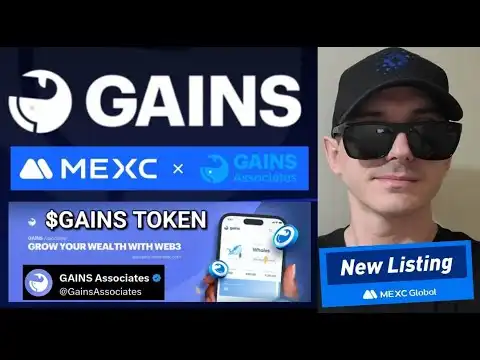 $GAINS - GAINS ASSOCIATES TOKEN CRYPTO COIN ALTCOIN HOW TO BUY MEXC GLOBAL ETHEREUM ETH BNB BSC NEW