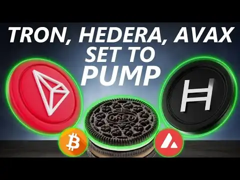 HEDERA Joins OREO | TRON's BITCOIN Layer 2 | AVAX at a BANK | SELLING Bitcoin