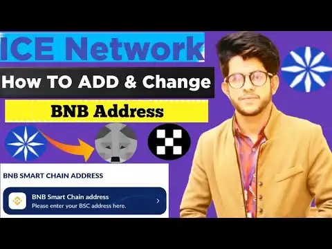 How to add BNB smart chain Address on Ice Network _Ice Coin Mining  APP