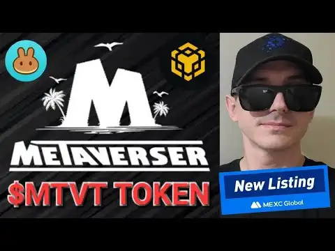 $MTVT - METAVERSER TOKEN CRYPTO COIN ALTCOIN HOW TO BUY MTVT BNB MEXC GLOBAL BSC PANCAKESWAP GAME AI