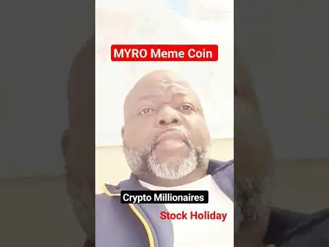 MYRO Meme Coin - Crypto Millionaires #bitcoin