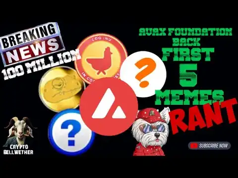 Meme coins to watch for 100X gains? - AVAX Foundation back KIMBO, COQ, GEC,TECH, NOCHILL Meme