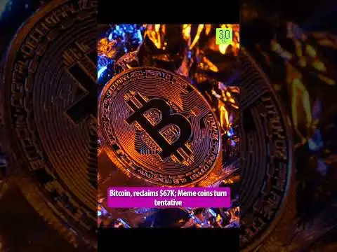 Bitcoin, reclaims $67K; Meme coins turn tentative | 3.0 TV #shorts #ethereum #bitcoin #crypto #web3