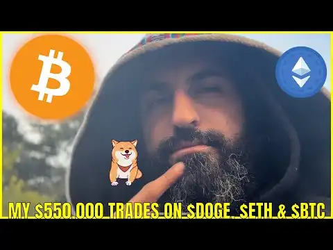 $550,000 TRADES ON BITCOIN, DOGE & ETHEREUM