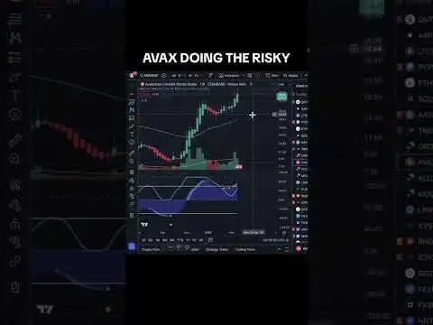 AVAX crypto doing the RIPSKY #cryptocurrency #trading #invest #bitcoin  #cryptos #overkilltrading