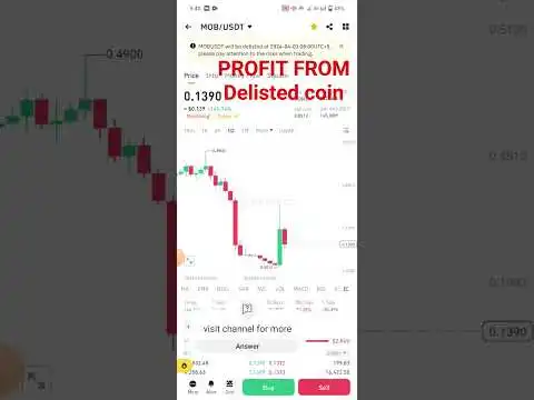 Profit from Delisted coin ( Hidden Profit) #crypto #bitcoin #delisted coin #binance