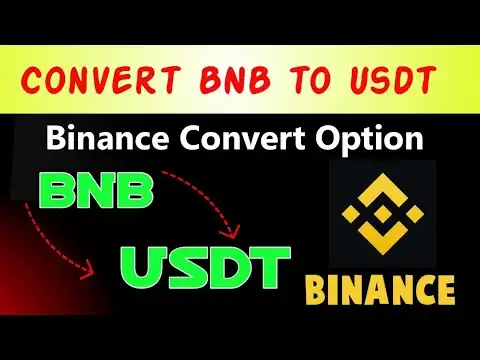 How to convert bnb to usdt in binance | convert bnb to usdt binance | Hindi sell bnb