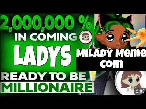 MiLady Meme Coin 100X - Crypto Millionaires #bitcoin #crypto