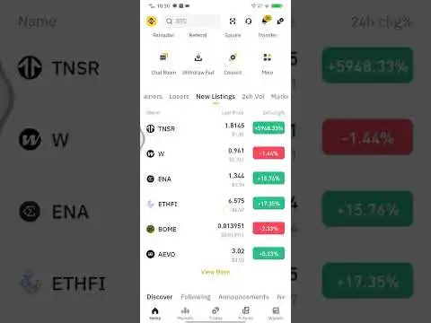 top gaining crypto coin TNSR #TNSR#newcoin#newcryptocoinlaunch#6000%increse one day