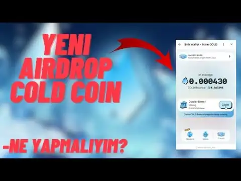 Cold Coin Airdrop | Nasl Katlrm? | Uygulamal olarak BNB Cold Wallet Airdropu Anlatm - 2024