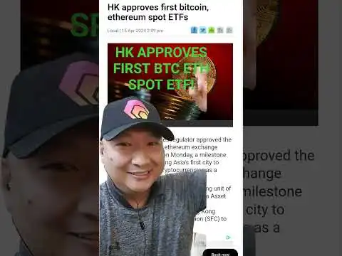 HK Approves first Bitcoin, Ethereum spot ETF #ETH #ETF #BTC