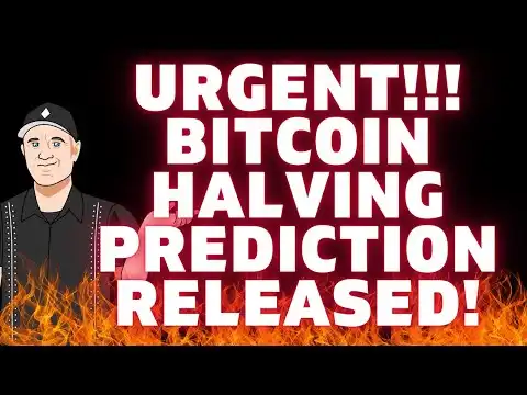 URGENT  BITCOIN HALVING EVENT PRICE PREDICTION FOR THE NEXT 7 DAYS!