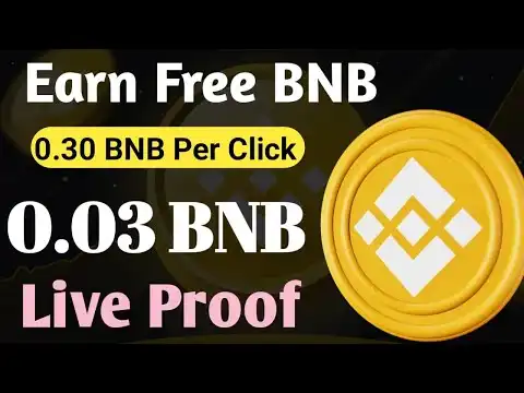 Earn BNB Without Investment | 0.30 BNB Per Click Live Proof | Earn Free Binance Coin ||