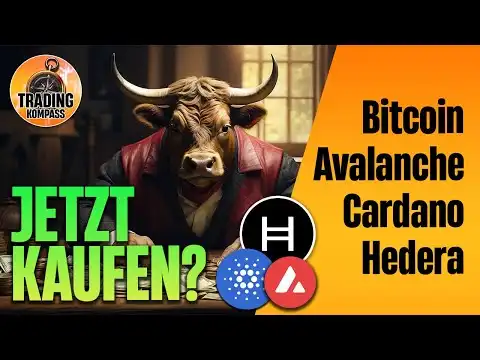 Bitcoin BTC, Hedera HBAR, Cadano ADA, Avalanche AVAX | Technische Analyse & Preisziele