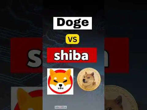 doge coin vs shiba inu coin #crypto #bitcoin #shorts