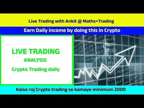 Live Trading, Bitcoin Ethereum Gold Silver Brent, analysis and Trading with @Mathsplustrading