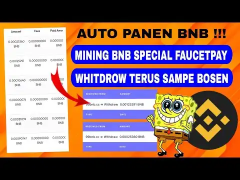 MINING BNB DI ANDROID 2024 | Mining bitcoin terbaru 2024