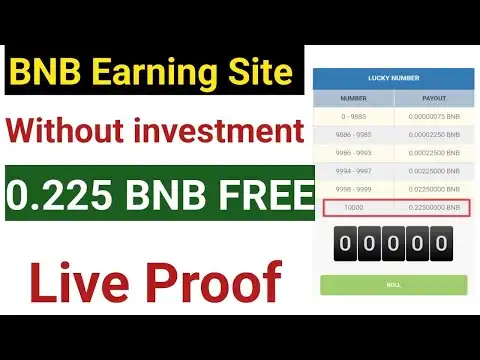 2024 Without Investment BNB Mining Website | Earn FREE BNB Crypto Coin |  bnb coin withdraw proof ||