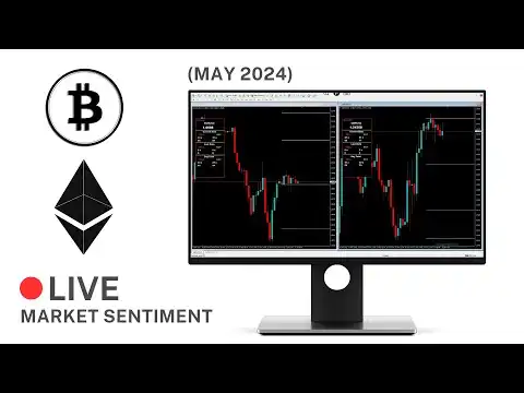 Bitcoin & Ethereum Live Price Market Sentiment | Intraday Trading Indicators (May 2024)