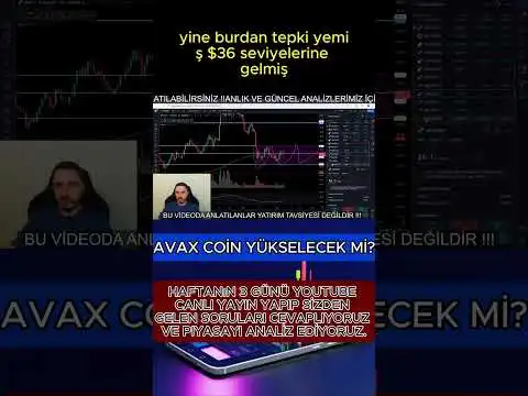 AVAX CON Y?KSELECEK M? - Crypto Borsa Analiz #shorts #kripto #bitcoin