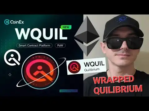 $WQUIL - WRAPPED QUILIBRIUM TOKEN CRYPTO COIN WQUIL QUIL ETH ETHEREUM BLOCKCHAIN COINEX GLOBAL CHAIN