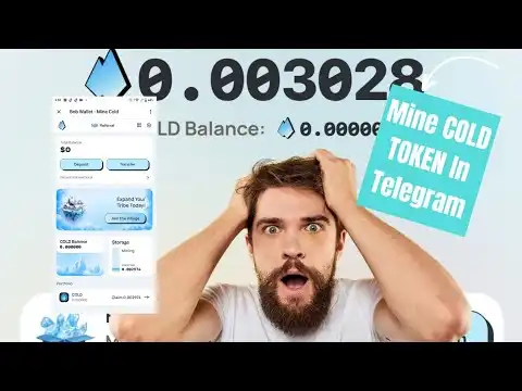 HOW TO MINE BNB COLD TOKEN FREE IN TELEGRAM NEW WALLET MINING $COLD COINS