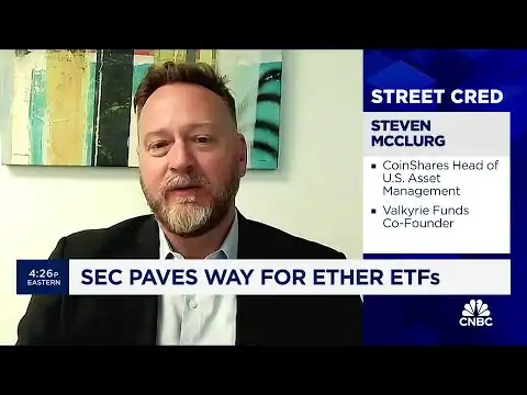 Ether ETFs without staking would hurt total returns, says CoinShares' Steven McClurg