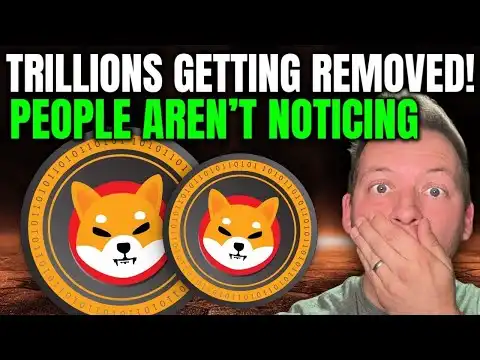SHIBA INU - TRILLIONS GETTING REMOVED!!! PEOPLE AREN'T NOTICING!