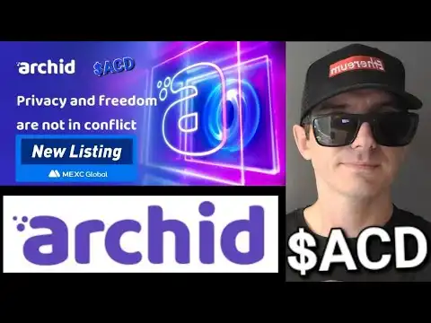 $ACD - ARCHID TOKEN CRYPTO COIN ACD BLOCKCHAIN MEXC GLOBAL BNB BSC PANCAKESWAP NEW CEX DEX OXT VPN