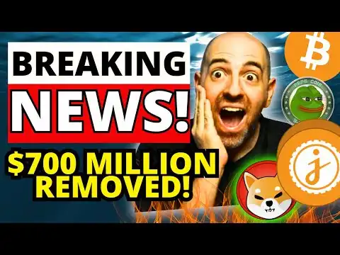 $700,000,000 JUST REMOVED! OMG! JASMY COIN WAS ON FIRE TODAY! SHIBA INU BITCOIN UPDATE