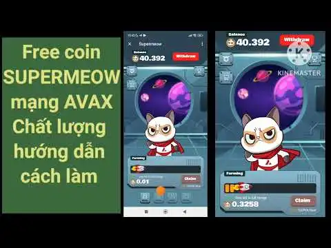 Free coin SUPERMEOW mng AVAX cht lng, hng dn c?ch l?m