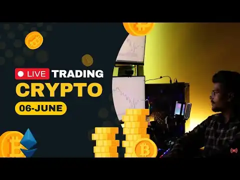 Crypto Live Trading || 06- JUNE || @Bharattradingacademy #bitcoin #ethereum #cryptotrading #crypto
