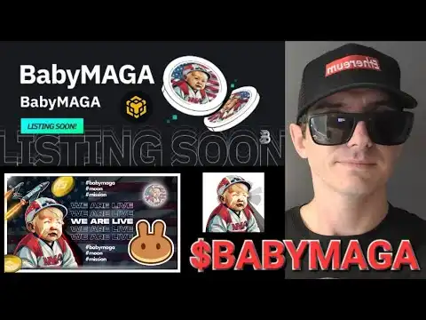 $BabyMAGA - BabyMAGA TOKEN CRYPTO COIN HOW TO BUY BABY MAGA BSC BNB BITMART PANCAKESWAP TRUMP MEME