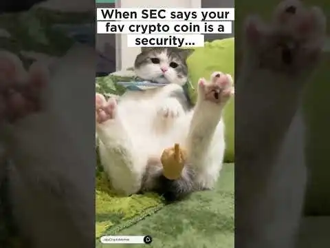 When the SEC says your favorite crypto coin is a security...