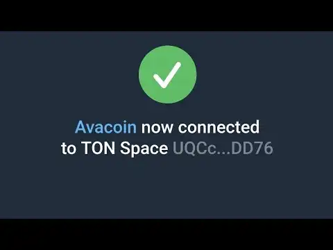 AVACOIN LISTING UPDATE || AVACOIN WITHDRAWAL || CONNECT YOUR TON WALLET TO AVACOIN