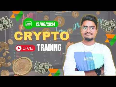 Crypto Live Trading | 15 June | #bitcoin #ethereum #cryptotrading | Telugu trader Aryan