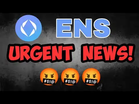 ENS COIN Urgent News Today! Ethereum Name service ENS Price Prediction update! ENS Crypto