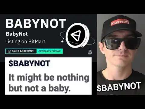 $BABYNOT - BABYNOT TOKEN CRYPTO COIN HOW TO BUY BABY NOT BNB BSC BITMART TON MEMECOIN PQNCAKESWAP