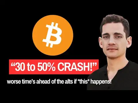 Bitcoin [BTC]: "30-50% Crypto Crash If THIS Happens!"