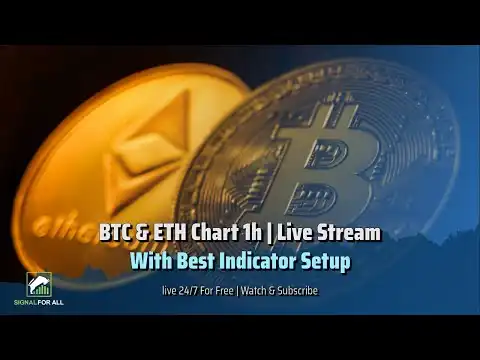 BTC, Ethereum And BNB Live Crypto Trading Signals With Ultimate Indicator Setup  | Free & Live 24/7