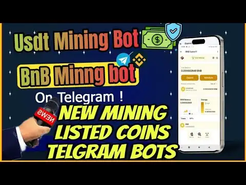 BNB Mining Bot Telegram|Usdt Mining Bot 
