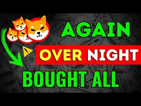 SHIBA INU: THEY BOUGHT IT ALL AGAIN !!!! (TOP 1 WHALE CONFESSION!) - SHIBA INU COIN NEWS PREDICTION
