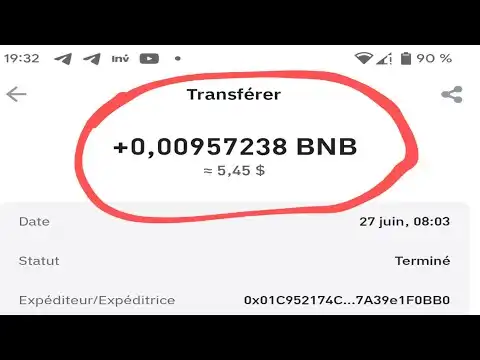 100$ BNB / Jour Gratuitement / Voici Comment Gagner Des Binance Coin Sur Trust Wallet