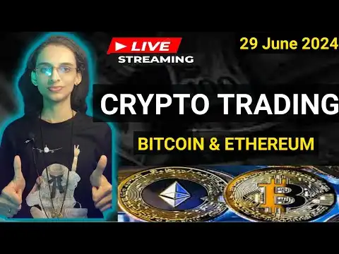 Crypto Live Trading Bitcoin Ethereum  | 29 June | #livetrading #trading #balrajtradingtech