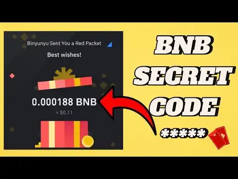 Free BNB COIN RED PACKET CODE TODAY!!