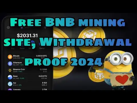 BNB Mining Site 2024 Earn Binance Coin Fast & Legit Withdrawal Proof, passive income