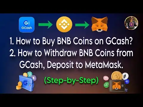 How to Buy BNB Coins on GCash & Then Withdraw BNB Coins from GCash, Deposit to MetaMask Wallet App..