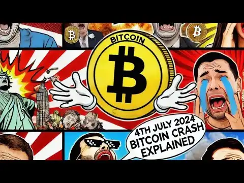 Bitcoin CRASH 4th JJLY 2024 EXPLAINED AND WHAT I AM BUYING