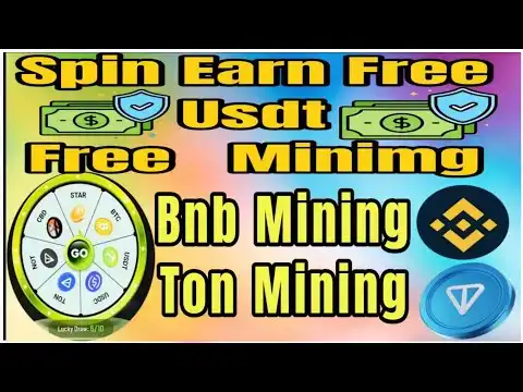 Earn Free Usdt Bnb And Ton coin |Make Money Online