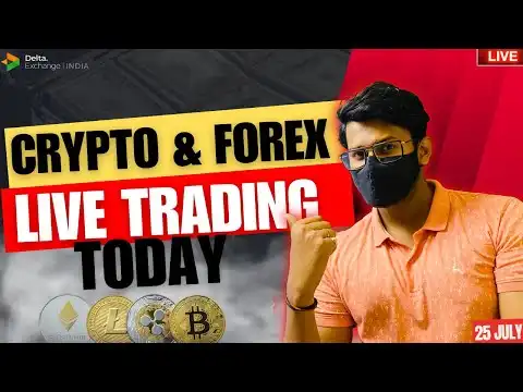 25 JULY ! Live Crypto Trading| Bitcoin & Ethereum scalping| #Bitcoin #livetrading #gold